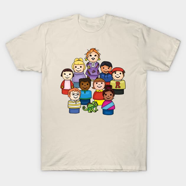 Little Magic School Bus Class Photo T-Shirt by Slightly Unhinged